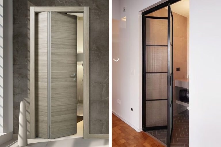 13 Practical Toilet Door Designs to Make Your Toilet Pop