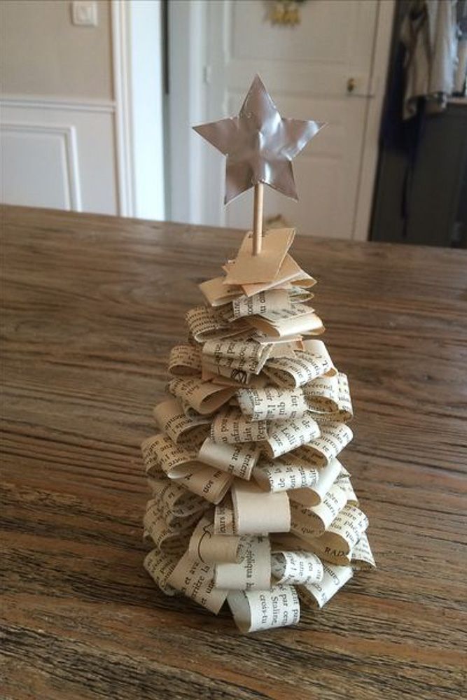 Paper Christmas tree decorations